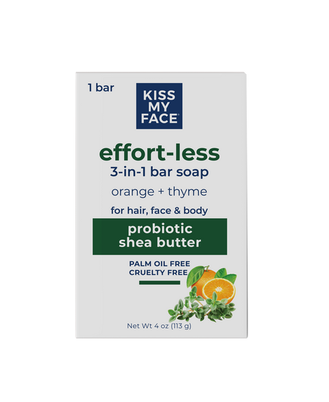 Effort-Less  3-in-1 Bar Soap - Orange + Thyme