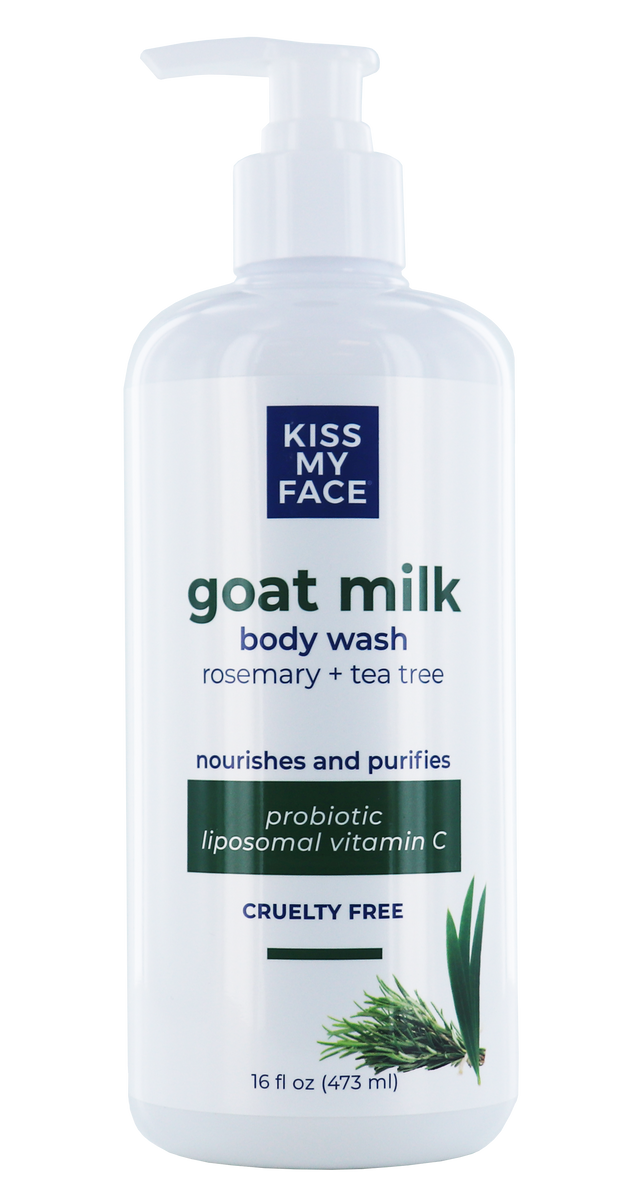Goat Milk Body Wash - Rosemary + Tea Tree – Kiss My Face