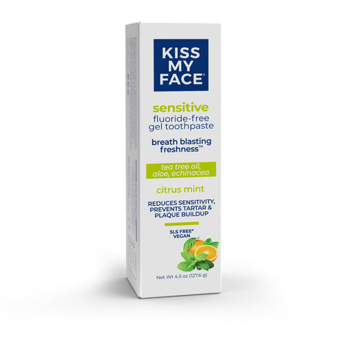 Sensitive Citrus Mint Gel Fluoride Free Toothpaste