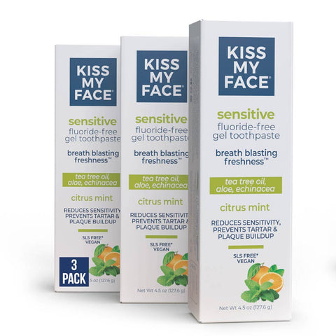 Sensitive Citrus Mint Gel Fluoride Free Toothpaste