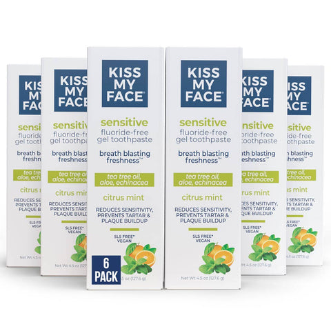 Sensitive Citrus Mint Gel Fluoride Free Toothpaste