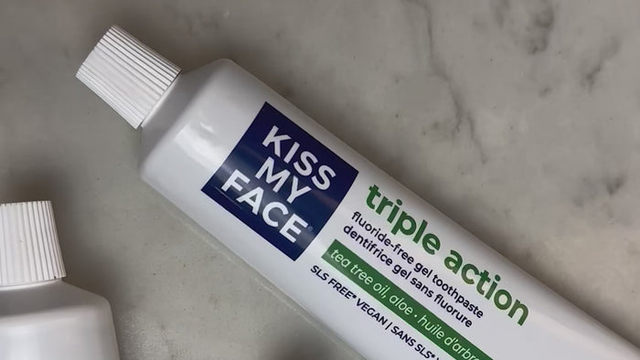 Whitening Cool Mint Gel Fluoride Free Toothpaste – Kiss My Face