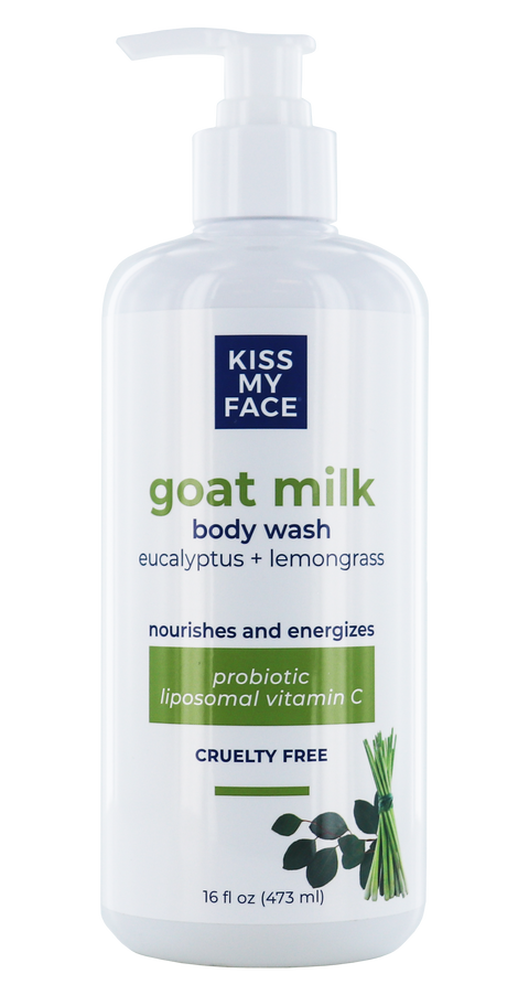 Goat Milk Body Wash - Eucalyptus + Lemongrass